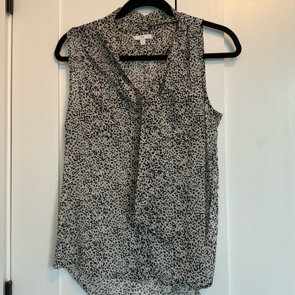 GAP sheer leopard blouse - Picture 1 of 5